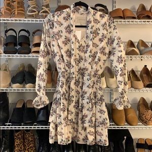 Moon river floral long sleeve dress